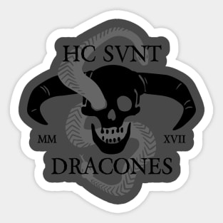 Here Be Dragons Sticker